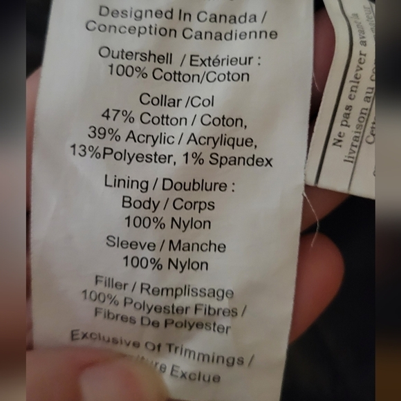 Danier mens quilted black jacket snap close 5pockets oversized XL cotton jacket - Picture 9 of 9